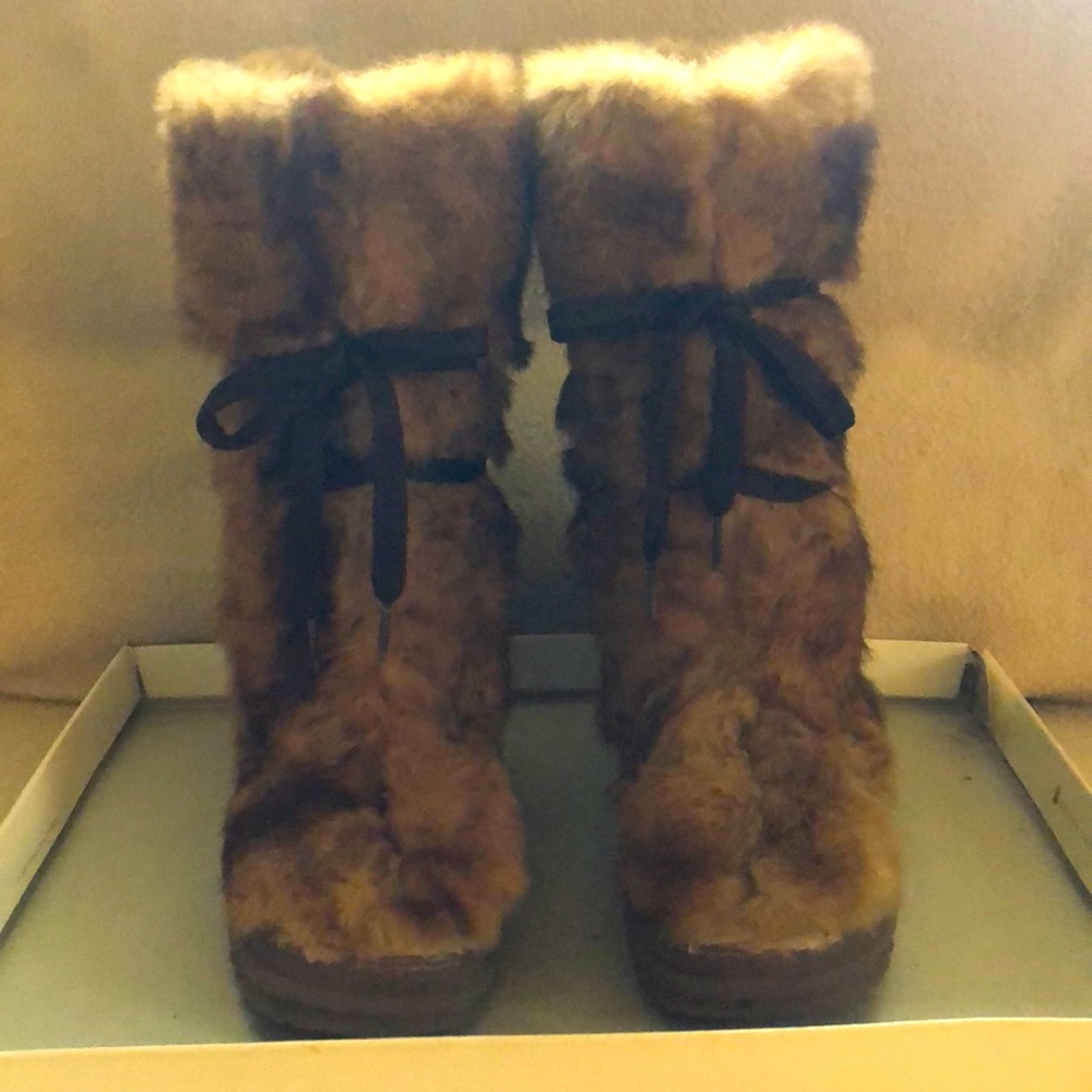 Bebe Rabbit fur boots made in Spain